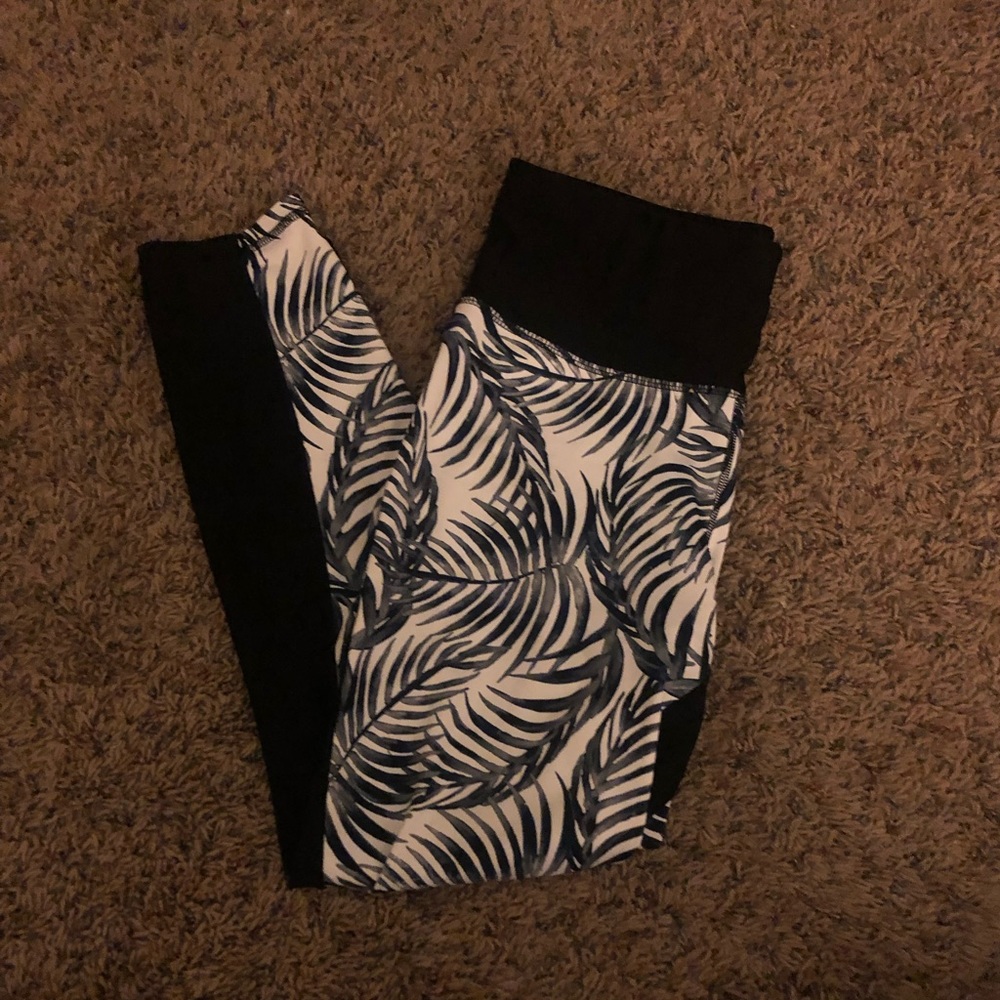 Leaf print Workout legging